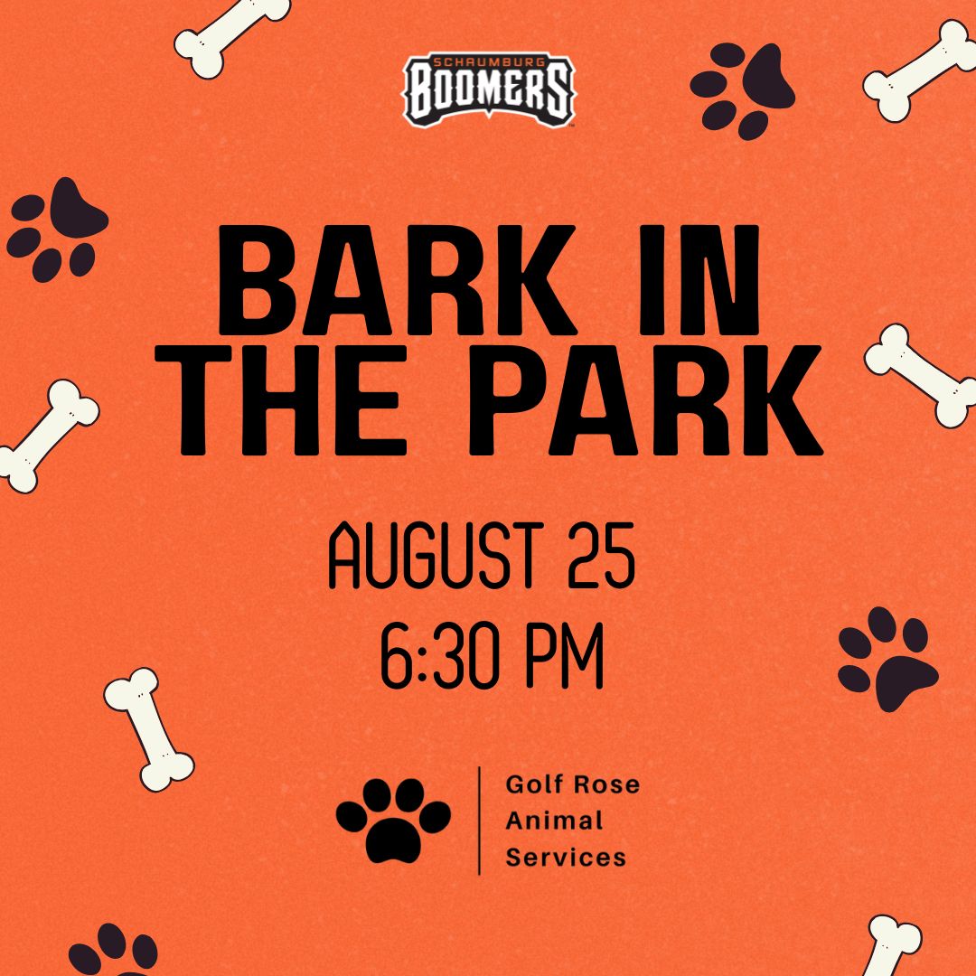 August 30 - Bark in the Park Information